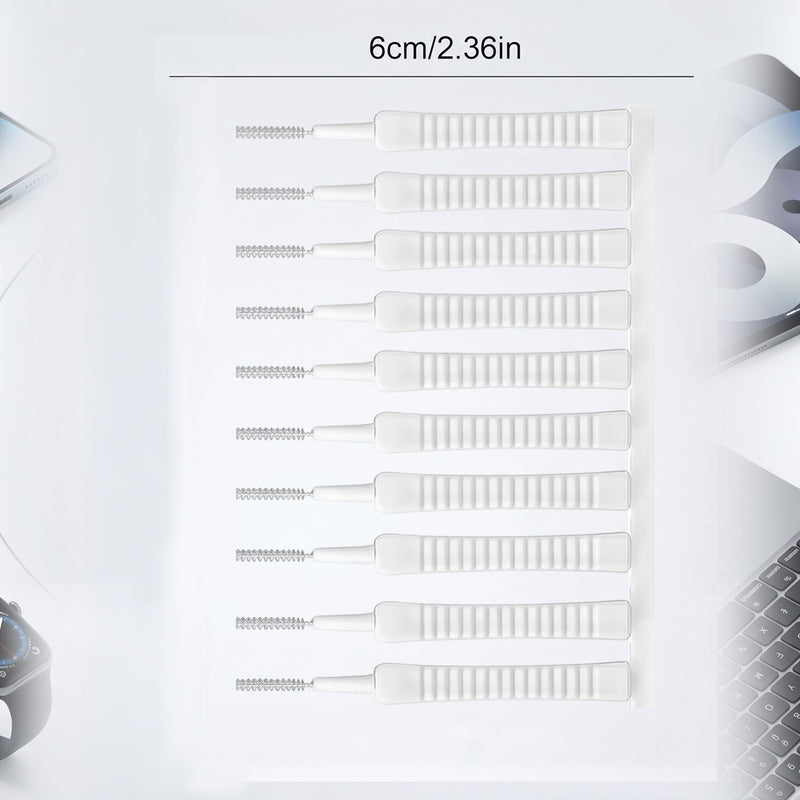 Phone Port Cleaner - 10 Pack Phone Charge Port Cleaning Tool Kit, Cell-Phone Charging Port-Cleaning Kit, Charging Port-Cleaner, Anti-Clogging Mini Brushes for Clean Mobile Speaker, Tablet, Camera