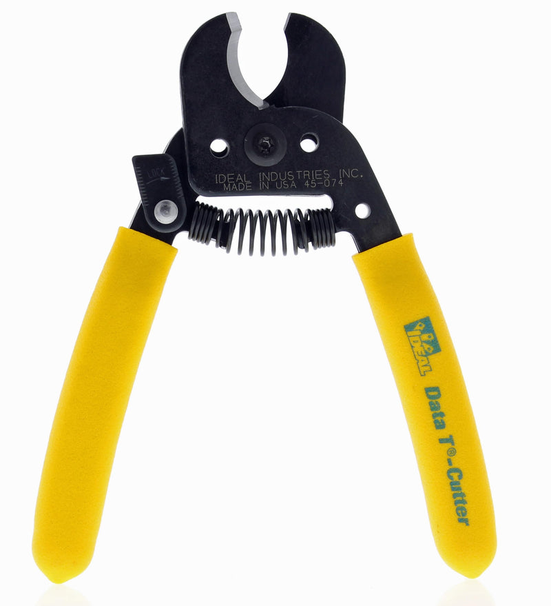 IDEAL Electrical 33-622T LinearX3 Coax Compression Hip Kit for F/BNC/RCA Connectors, Starter Tool Kit w/ 10 F Connector, Cable Stripper, Cutter