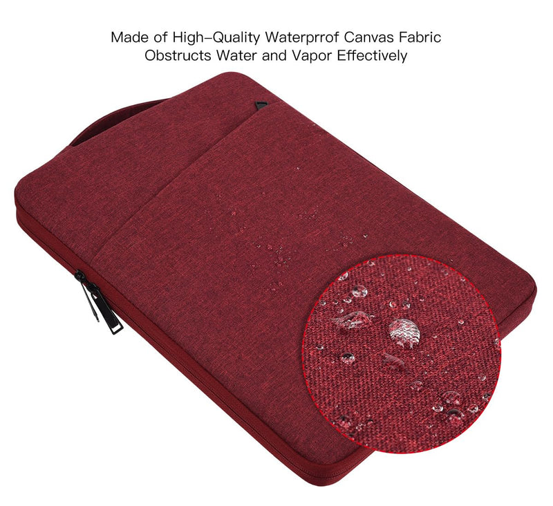 13 13.6 Inch Laptop Sleeve Case for MacBook Air/Pro, 13.5-14.4 Inch Surface Laptop Studio/6/5/4/3, Asus ZenBook/Dell Inspiron 13/HP Pavilion/Lenovo Chromebook Flex Notebook Case, Wine Red 13.3-13.6 Inch