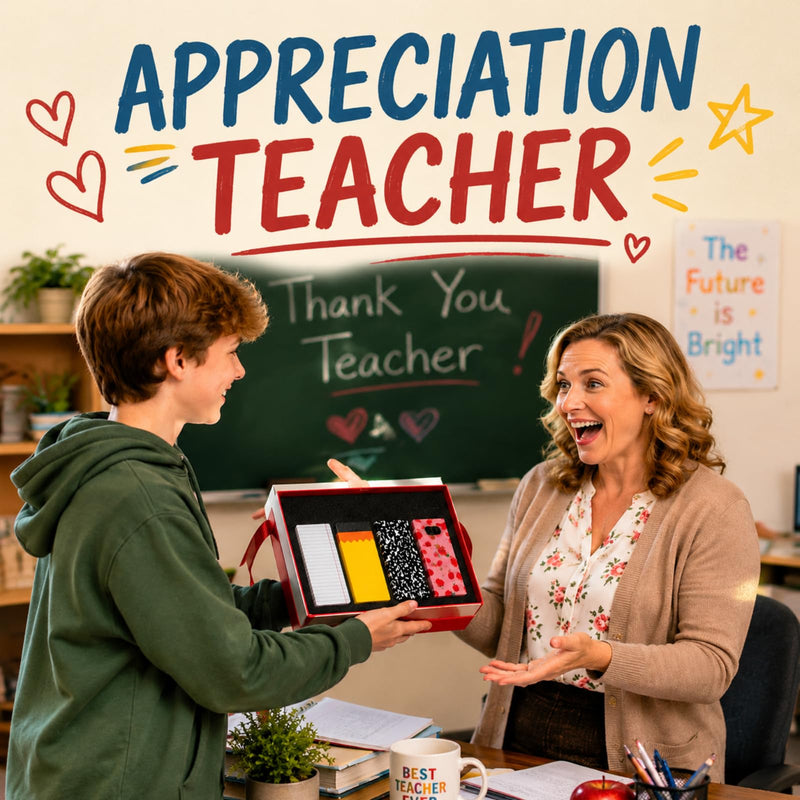 4 Packs Teacher Appreciation Gifts Bulk Acrylic Phone Stand for Desk, Back to School Teacher Gifts from Students, Classroom Office Desk Accessories, Thank You Teachers Welcome Back Keepsake 4