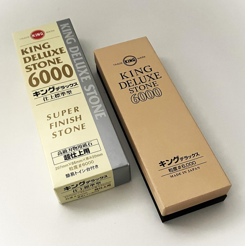 King Deluxe Finishing Standard Type (Whetstone for High-Grade Cutlery) No.6000 Braun