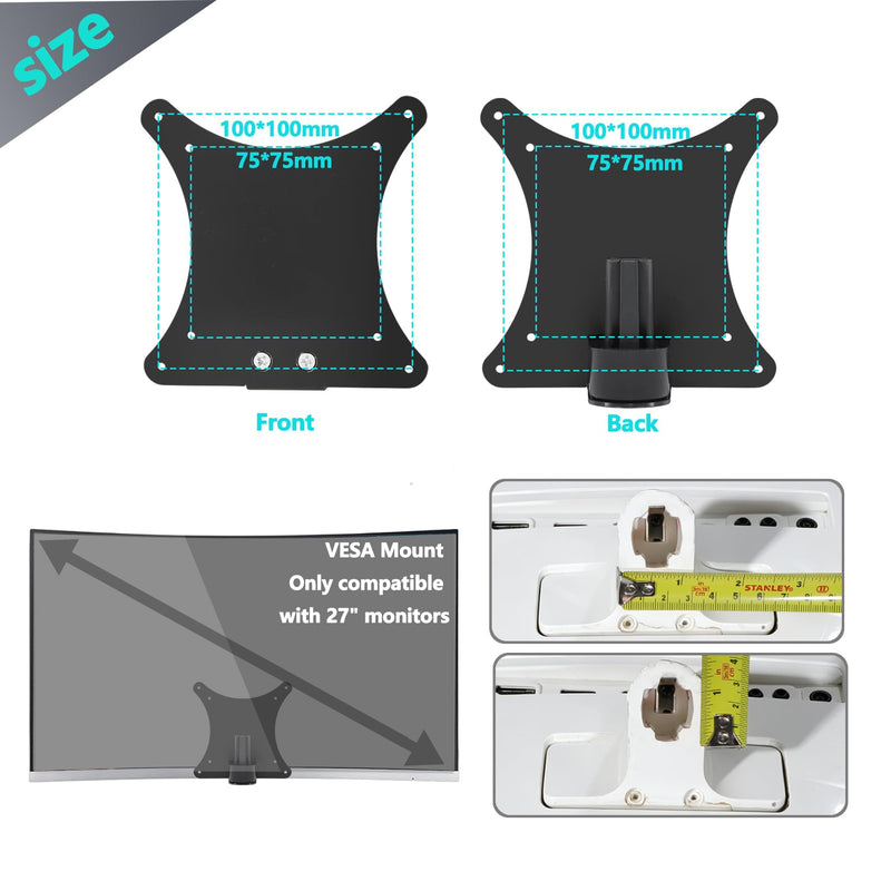 CF591 (LC27F591FDNXZA) VESA Mount Compatible with Samsung Monitor | CF591 Wall Mount for C27F591FDN LC27F591FDNXZA Curved LED Monitor