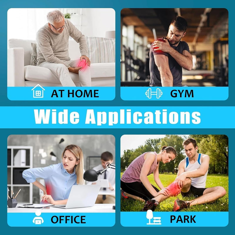 Wireless TENS Unit - 6 Mode 19 Intensity with Screen Display Portable TENS Device - TENS Unit Muscle Stimulator for Back, Sciatica, Shoulder Pain Relief