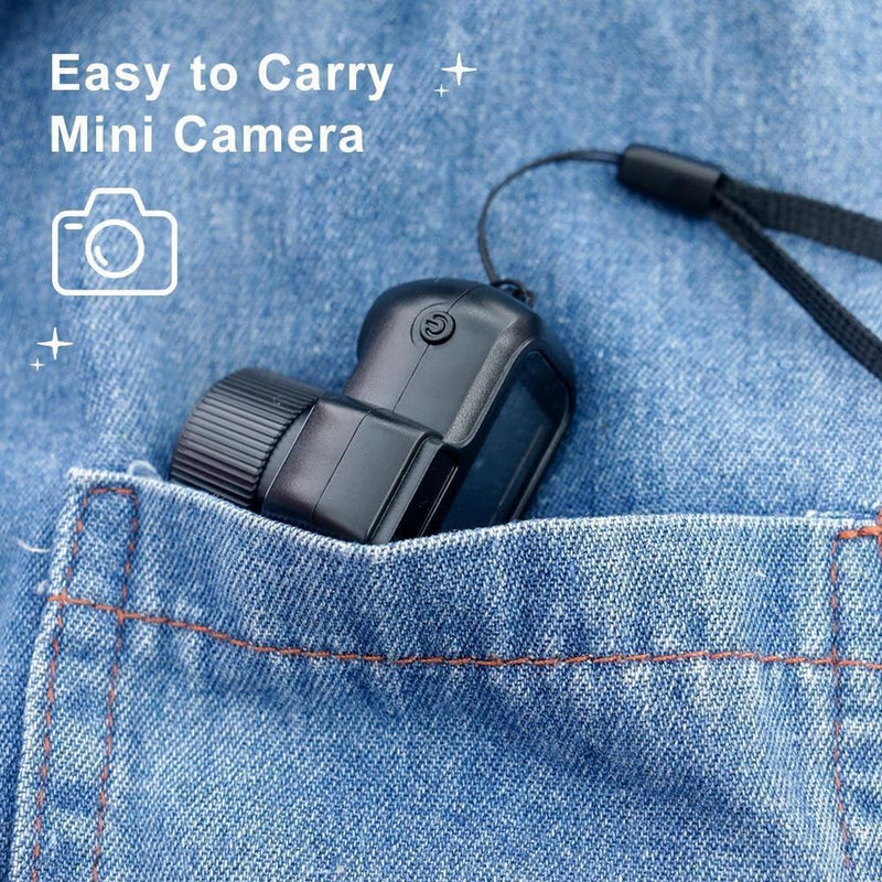 Keychain Camera, World's Smallest 1080P HD Mini Camera, Retro Portable Mini, 100 Mins Battery Life, for Students, Kids (32G) 32G