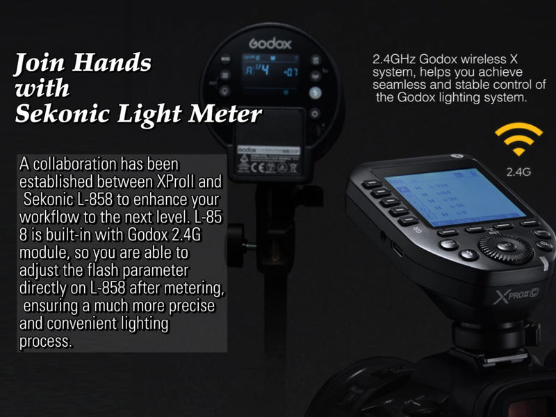Godox XProII-N XProIIN Flash Trigger Compatible for Nikon, 2.4G TTL Wireless Flash Transmitter 1/8000s HSS TCM Transform Function, New Hotshoe Locking, Bluetooth Connection (XPro-N X2T-N Upgraded)