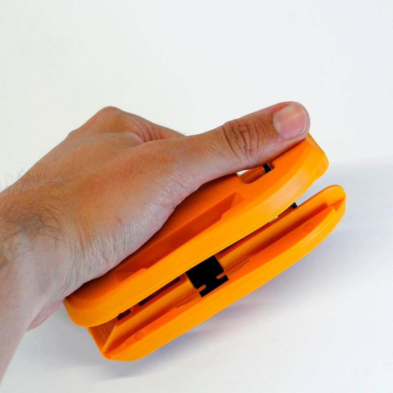 Furndiy 3in1 Edge Banding Trimmer - Edgebanding Trimmer - Edgebanding Cutter - Veneer Cutter - Melamine Trimmer - Melamine Cutter - Edgebanding Trimming - Double Edge Trimmer - Woodworking Tool Orange