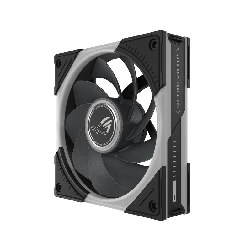 ASUS ROG Eurux GR120 ARGB Reverse PWM Fan Single Pack 120mm PWM, 2200RPM, Patented Daisy-Chain, Custom Lighting Effects