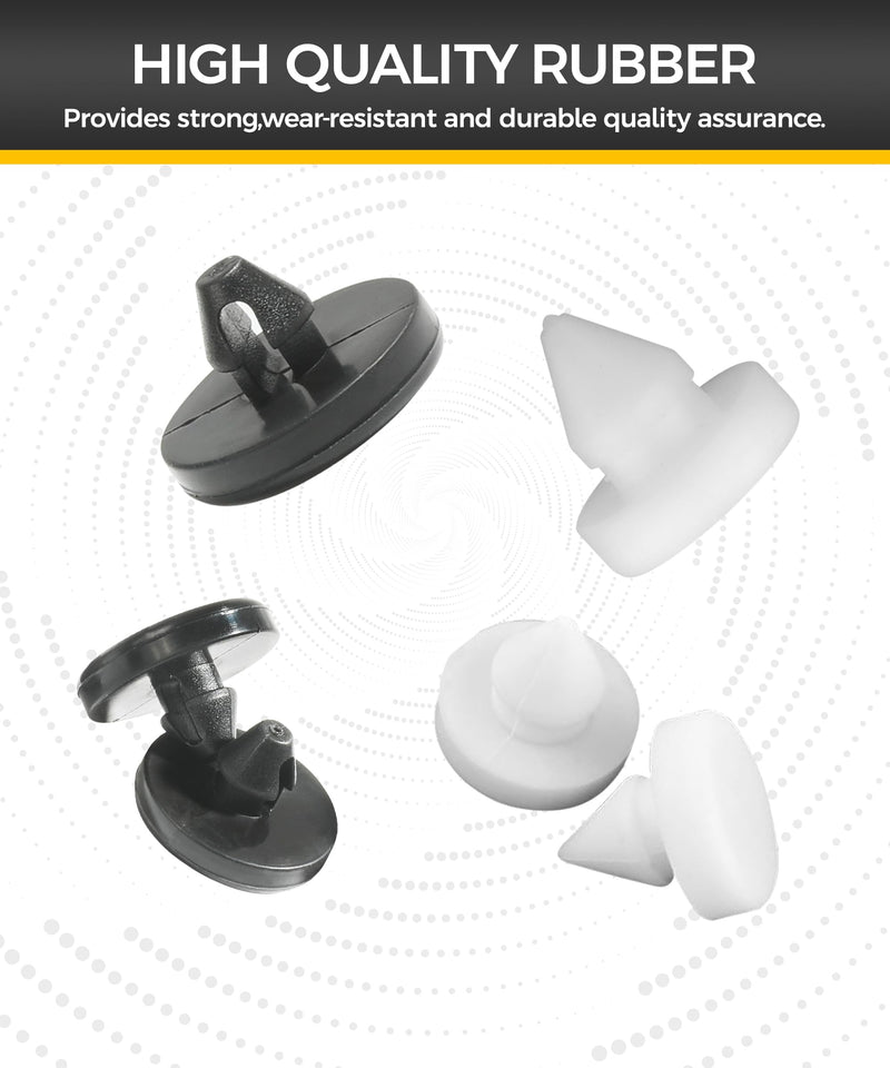 8PCS Brake Light Switch Stopper,Car Accessories Brake Switch Stopper,Automotive Clutch Pedal Stopper,Rubber Brake Pedal Stop Pad,Brake Pedal Stopper,Replace OEM 46505-SA5-000,90541-06036