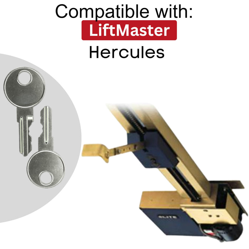 Liftmaster Access Door Replacement Key - K80-50295 Liftmaster Key for Commercial Gate Operator - Also Known as: Q118 with Robby's Cloud Keychain (4 Pack) K80-50295 Key 4-Pack
