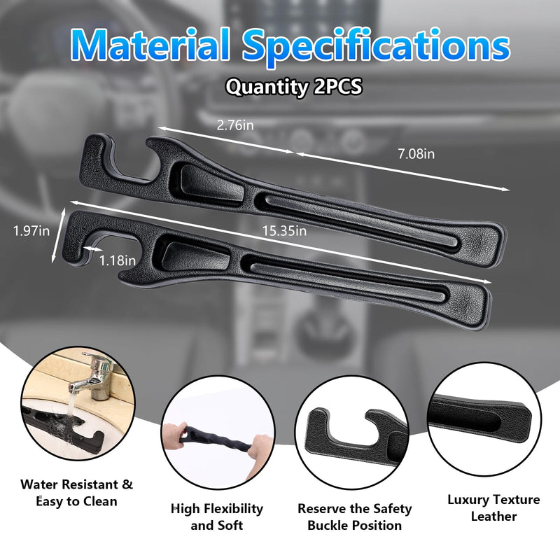【Compatible with Honda CR-V】 Seat Gap Filler,No Drop Seat Guard Compatible with Honda CR-V,Drop Seat Guards for Cars(2Pcs),Emergency Keychain Car Escape Tool(2Pcs)