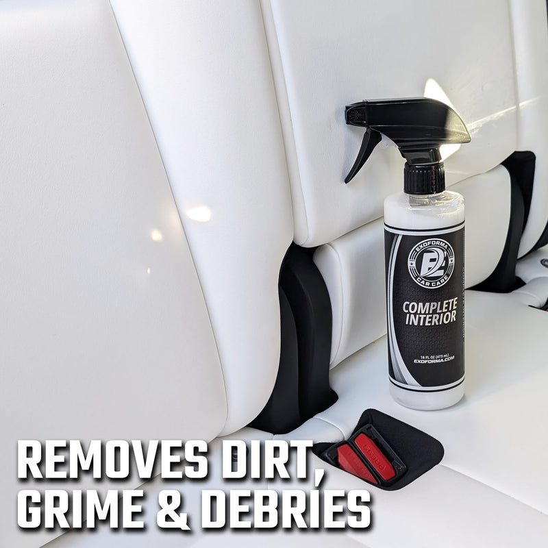 ExoForma Complete Interior - Multipurpose Car Interior Cleaner & Protectant From UV - Car Cleaning Supplies - Matte Finish & Fresh Linen Scent, 16 oz 16 Fl Oz (Pack of 1)
