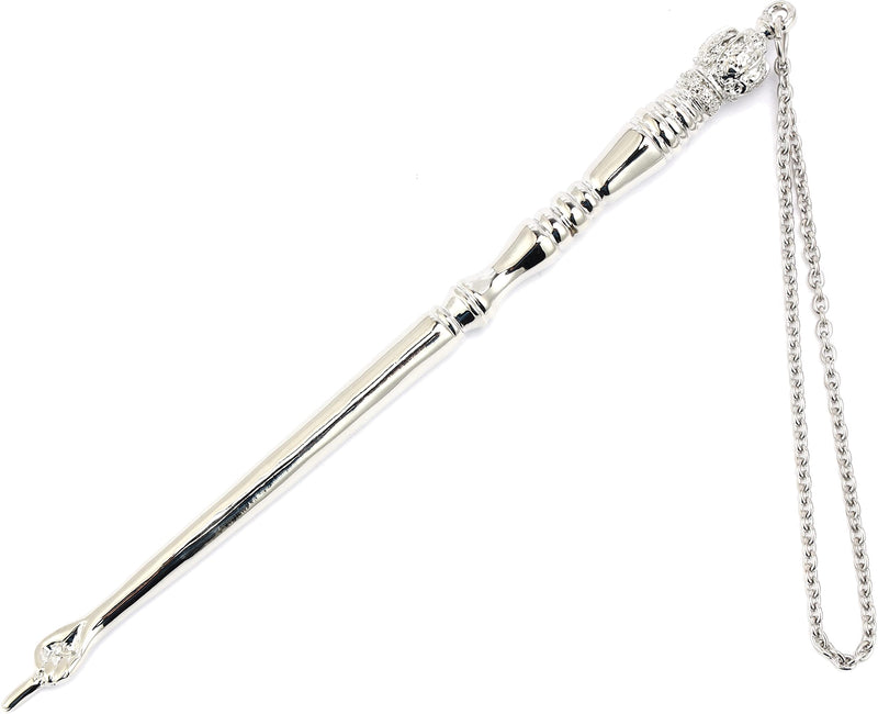 Holy Land Market Silver Torah Yad Pointer - Crown Design, 17 cm or 6.7 in, from Israel for Bar/Bat Mitzvah & Scribes, Yad Torah Pointer