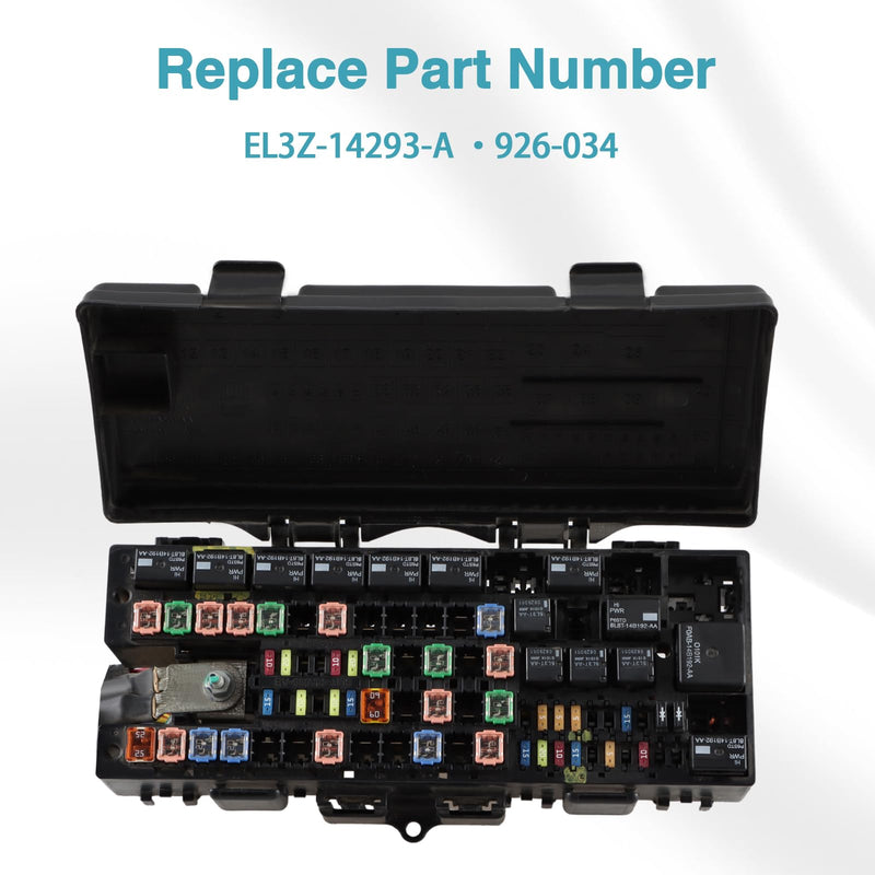 Fuel Pump Fuse Relocation Terminal Repair Kit with Extra Tubes, Fuel Pump Fuse Relocation Harness Kit Compatible with Ford F150 3.5L 3.7L 4.6L 5.0L 6.2L V6 V8 2009-2014 Replace#: EL3Z14293A