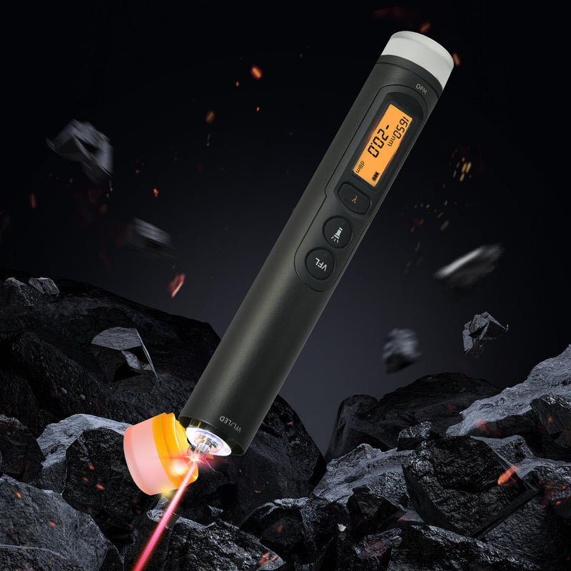 TFN 3-in-1 Fiber Optic Tester, 30KM Visual Fault Locator, Optical Power Meter with LCD Display and LED Light, Includes FC Male to LC Female Adapter for LC/FC/SC/ST V30T