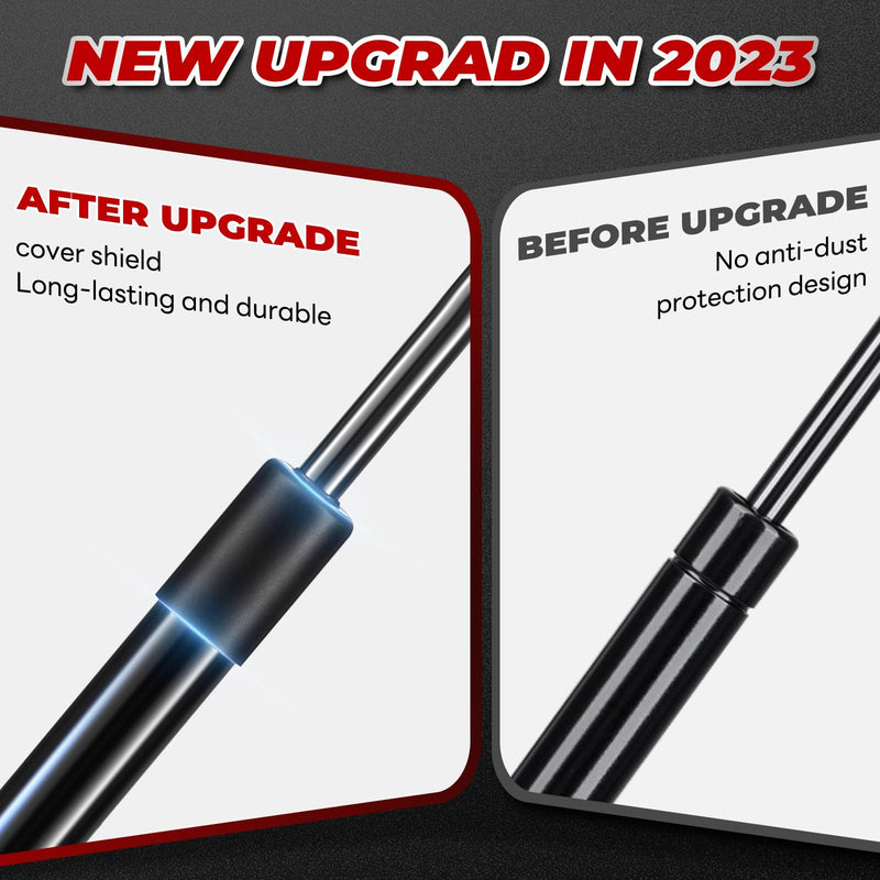 Vepagoo 2 Front Hood Gas Lift Supports Struts 4364 Compatible for 2002-2010 Dodge Ram 1500/2500/3500/4500/5500 Spring Shocks Black Classic