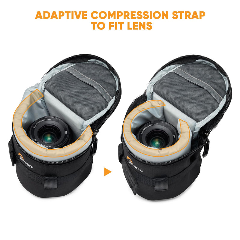 Lowepro ProTactic LCS 9 x 13 III Camera Lens Case, Camera Lens Pouch Bag, fits 24-70mm F/2.8, for DSLR and Mirrorless Cameras, Vol-0.5L Dim:5.12x3.54x3.54in, Camera Bag,for Photographer/Videographer cm 9 x 13 III - new