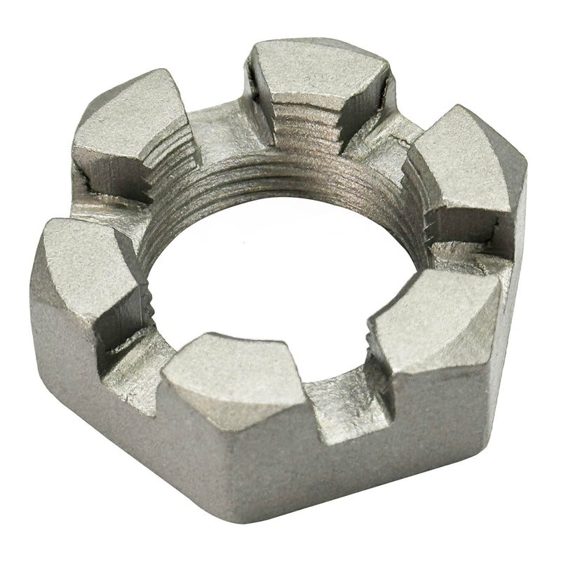 TANG Trailer Nut Set, 3 Pieces, 1" Lock Nut, Stainless Steel, 1''-14, Right Hand, Fully Threaded