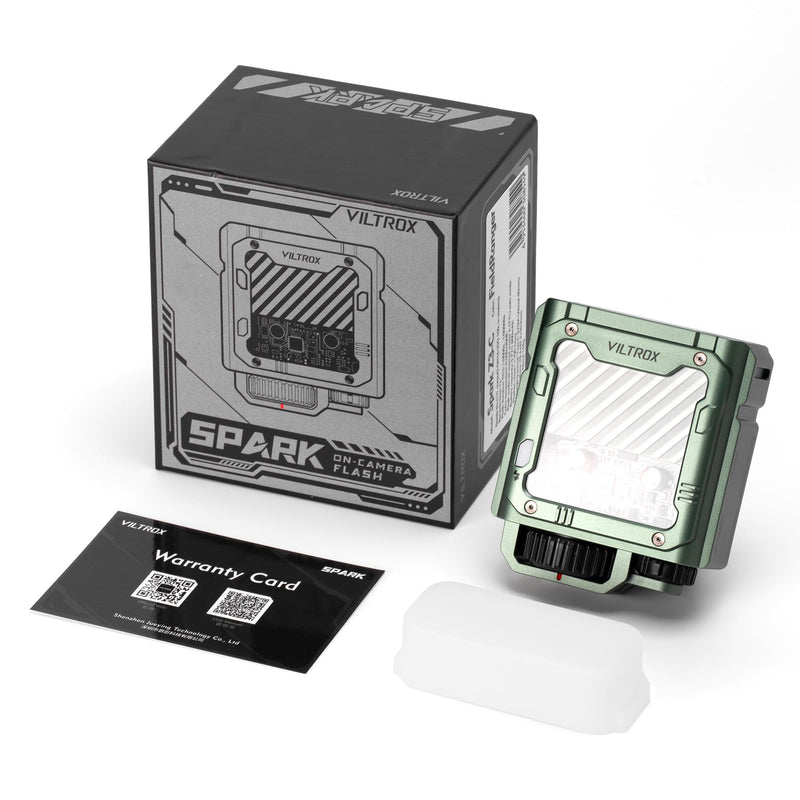 VILTROX TTL Flash for Nikon, 1800mAh On Camera Flash for Nikon, 26W/s 5600K Small Flash for Camera, GN16 Mini Flash, 1s Recycle Time, with Softbox (Spark Z3-N, Green)