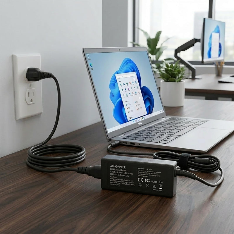 65W AC Adapter for Dell 14 15 16 Laptop DC15250 DC15255 DC16255 Charger | Replacement for DC15250 DC15255 DC14250 DC16250 DC16251 DC1625, 4.5mm AC Adapter