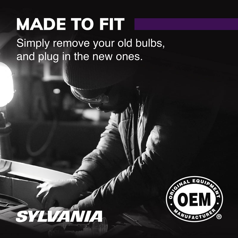 SYLVANIA - 3157 LED Amber Mini Bulb - Bright LED Bulb, Ideal for Park and Turn Lights (Contains 2 Bulbs)