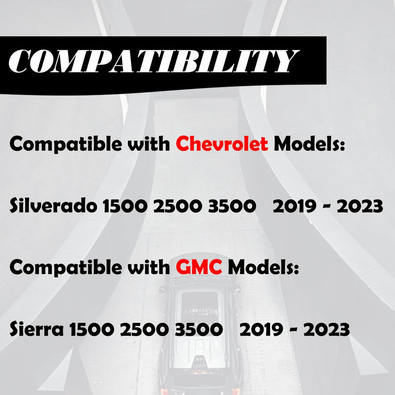 Key Fob Replacement Fits for Chevy Silverado GMC Sierra 1500 2500 3500 2019 2020 2022 2023 Keyless Entry Remote Start Control M3N-32337200 84209236