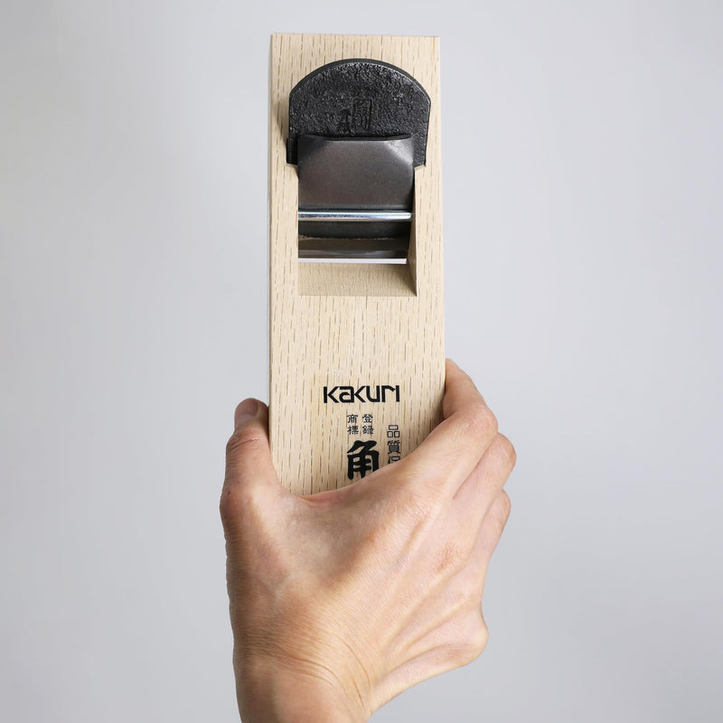 KAKURI Japanese Wood Plane for Woodworking 48mm, Aogami Blue Steel No.2 Blade, Professional Hand Planer Tool, Made in JAPAN