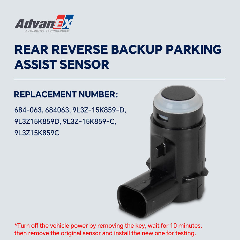 4Pcs 9L3Z15K859D 9L3Z-15K859-D Rear Reverse Backup Parking Assist Sensor Compatible with 2009-2014 F-150 Replace 9L3Z15K859C 9L3Z-15K859-C 684-063