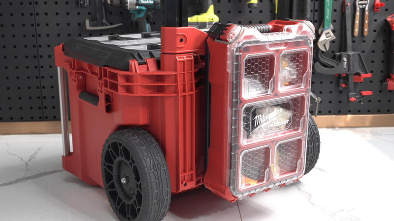 Packout Mounting Plate Compatible with Milwaukee 48-22-8427 Toolbox, Attaches to Rolling Toolbox Handle, Organizer Storage Bracket for Packout Tool Box System suitble for Milwaukee 48-22-8427 Toolbox