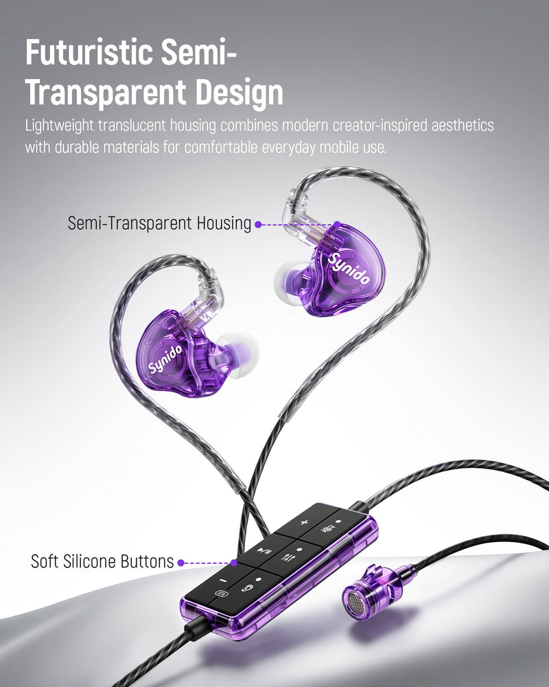 Sound Card Karaoke Headset with Mic, in-Ear Monitor Livestreaming Headphone | BT Accompaniment, Noise Reduction Mic, 4 Sound Modes, 24Bit/48 kHz, for Smartphone, Tablet & PC, Singing Live Streaming