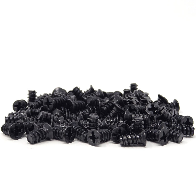Honbay 100PCS M5x10 Computer Case Fan Screws Computer Cooling Fan Mount Screws Self-Tapping Screws (Black Zinc) Black Zinc