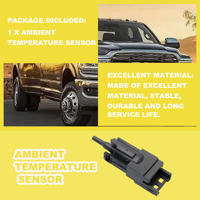 Ambient Temperature Sensor,Fit for 2013-2022 Dodge Ram 1500 2500 3500, Replaces 68457701AA 68138681AC 68138681AE