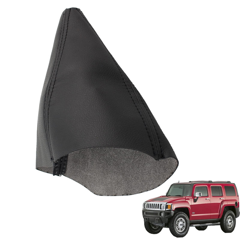 AUTOKAY Leather Shifter Boot Shift Cover for Hummer H3 Automatic 2005 2006 2007 2008 2009 2010 2011