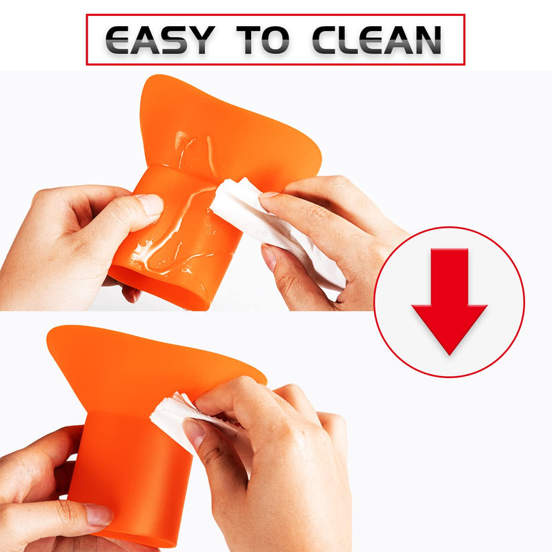 UTV Oil Funnel, Flexible Oil Funnel Compatible with Can Am Maverick x3 Defender, Foldable Silicone Change Funnels for Automotive, Cars, ATVs, Motorcycles, Boats and Trucks