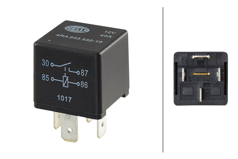 HELLA 933332101 Standard 40 Amp SPST Mini Relay