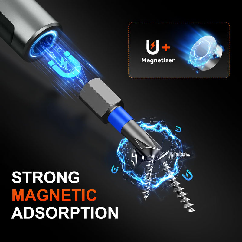 76 in 1 Magnetic Ratchet Screwdriver Set, Multi Bit Ratcheting Screwdriver Set with S2 Steel Bits, Detachable Design & Storage Case,Tool Kit for home Computer,Furniture,Electronics, Bicycle and DIY