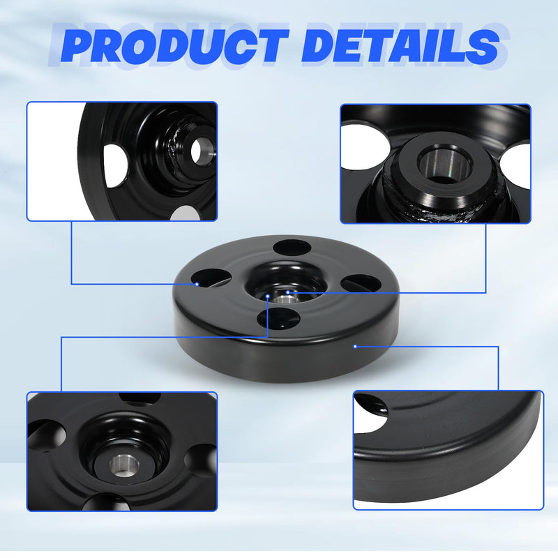 8972414162 Vacuum Pump Pulley Compatible with Isuzu NPR NPR-HD MPI TBI Gas V8 L31 LQ4 L05 LY6 1995-2019#Replace 8-97241-416-0 97241416