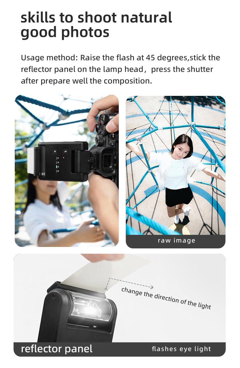 YN6 Micro Universal On-Camera Flash YONGNUO Manual Mini Hot Shoe Flash | Typc C Charging Interface on Camera Flash Speedlite for Canon Nikon Pentax Olympus Fuji DSLR Cameras