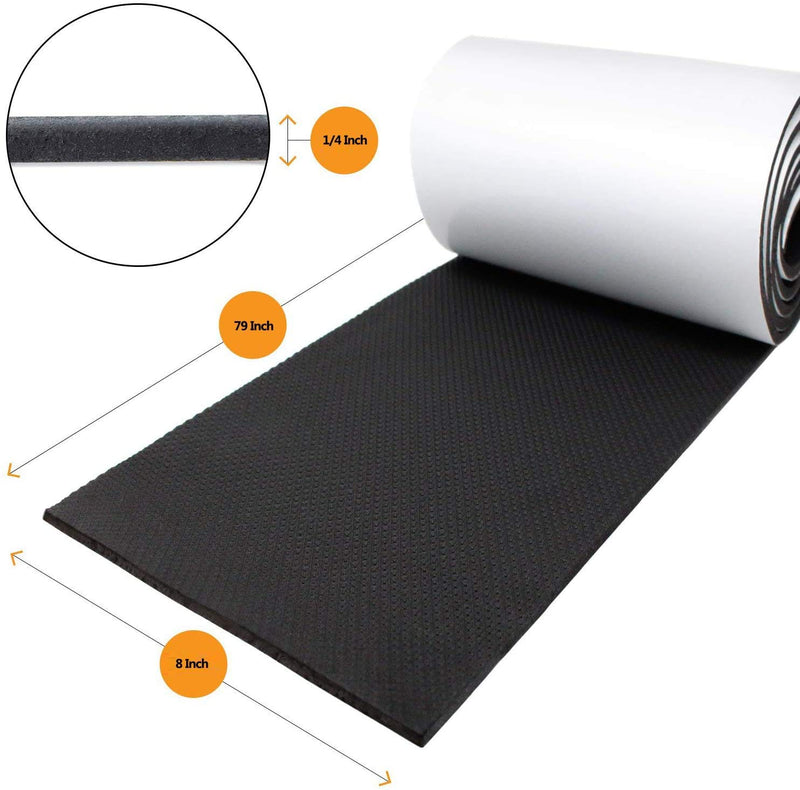 Car Door Protector Bump Body Guard,1/4" Sectional Foam Sticking Garage Wall Parking Protector Collision Avoidance Waterproof Foam Protector Wall Corner Protecting Your Car Doors (2 Pack) 2 Pack 1/4 '' Thickness