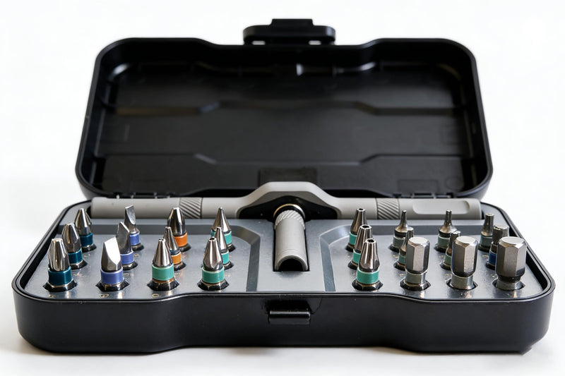24 in 1 Magnetic Ratchet Screwdriver Set - Precision Professional Tool Kit with Case for Electronics, Computer, Phone, Watch, Bicycle, DIY Home Repair