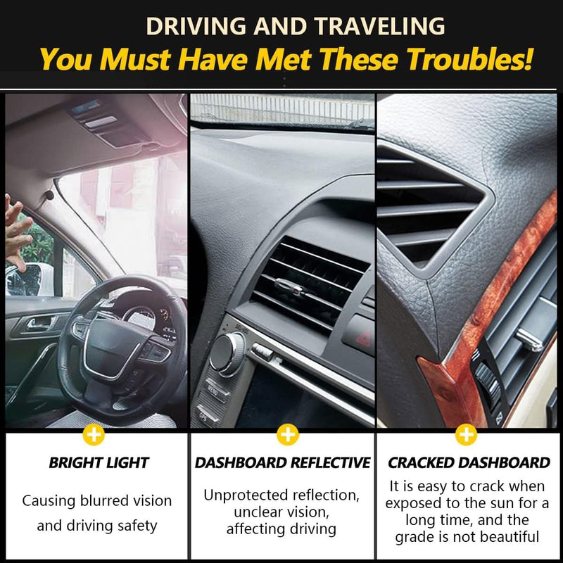Dashboard Cover Mat for to-yota Venza 2008-2017 Accessories Dash Cover Dash Mat Sunshade Glare UV Rays Protector