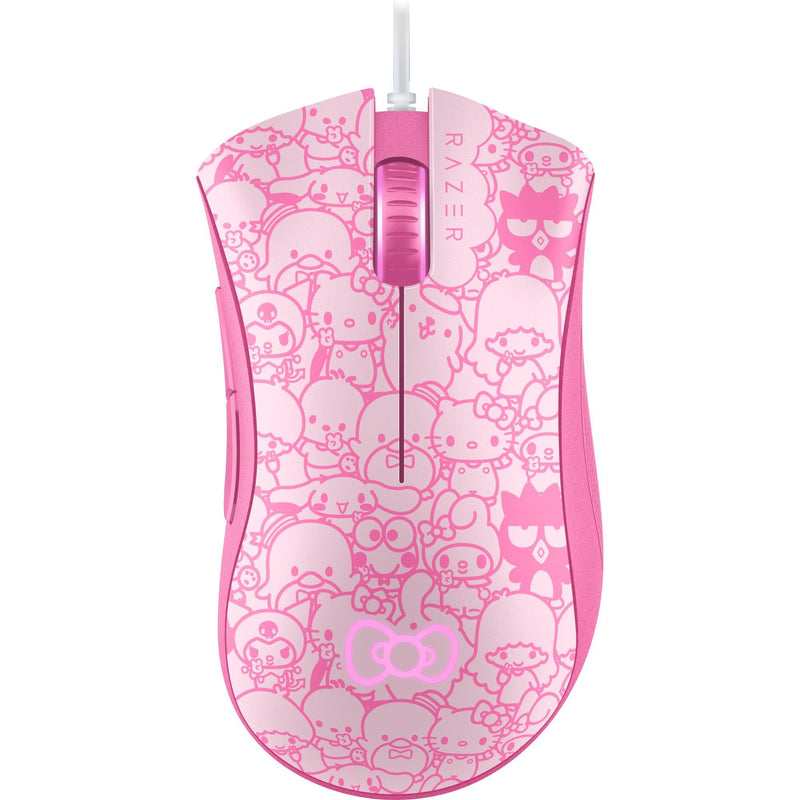 Razer DeathAdder Essential Gaming Mouse, Hello Kitty and Friends Edition | 6400 DPI Optical Sensor, 5 Programmable Buttons, Mechanical Switches, Rubber Side Grips