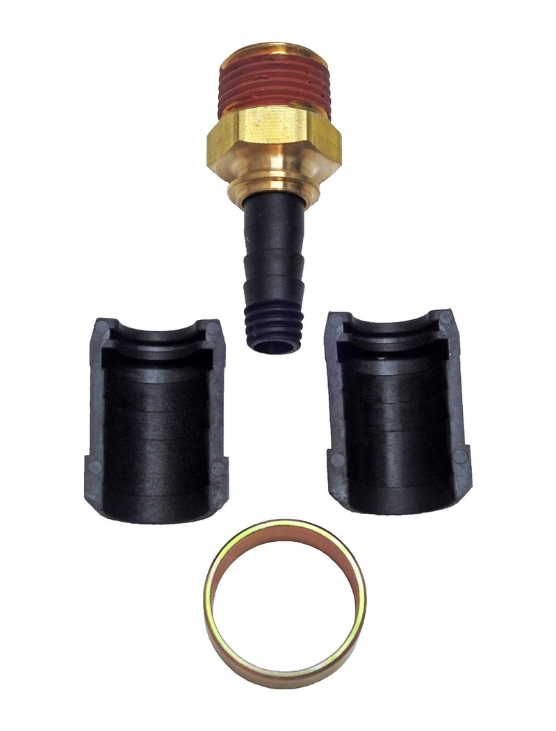 Road Superior Truck Parts Rubber Air Line Quick Repair Swivel Kit for Truck and Trailers, 1/2" NPT Fittings