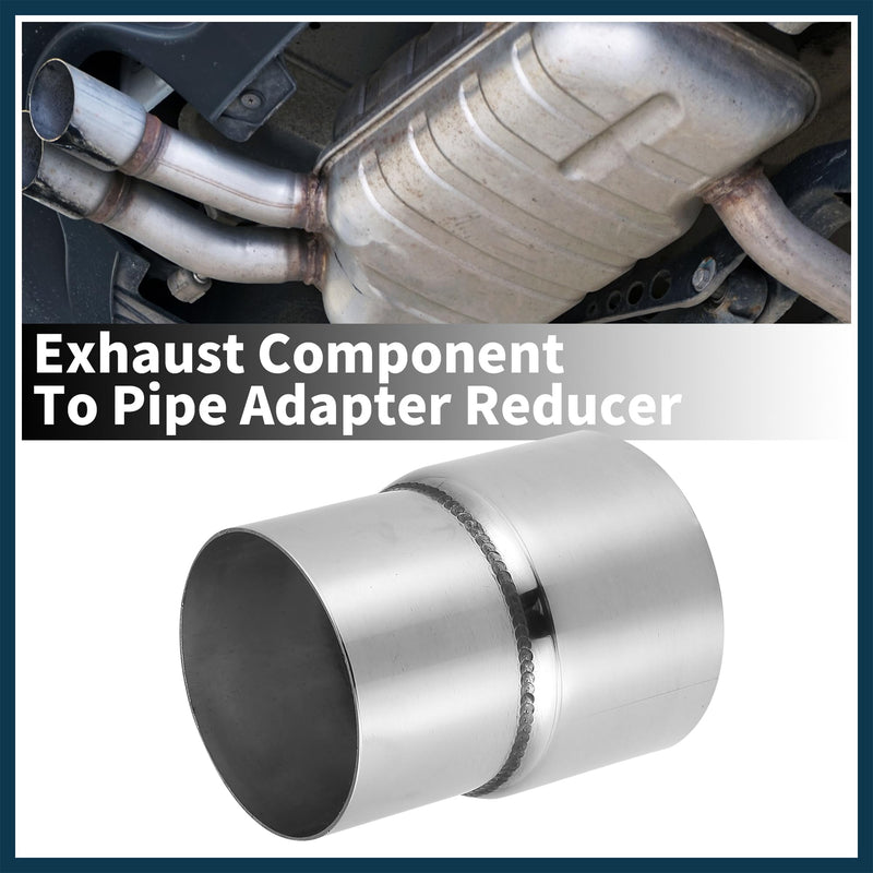 Exhaust Adapter Connector 2.75" Inch ID to 3" Inch ID Stainless Steel Reusable | Exhaust Pipe Reducer 1 Pcs 2.75" ID to 3" ID