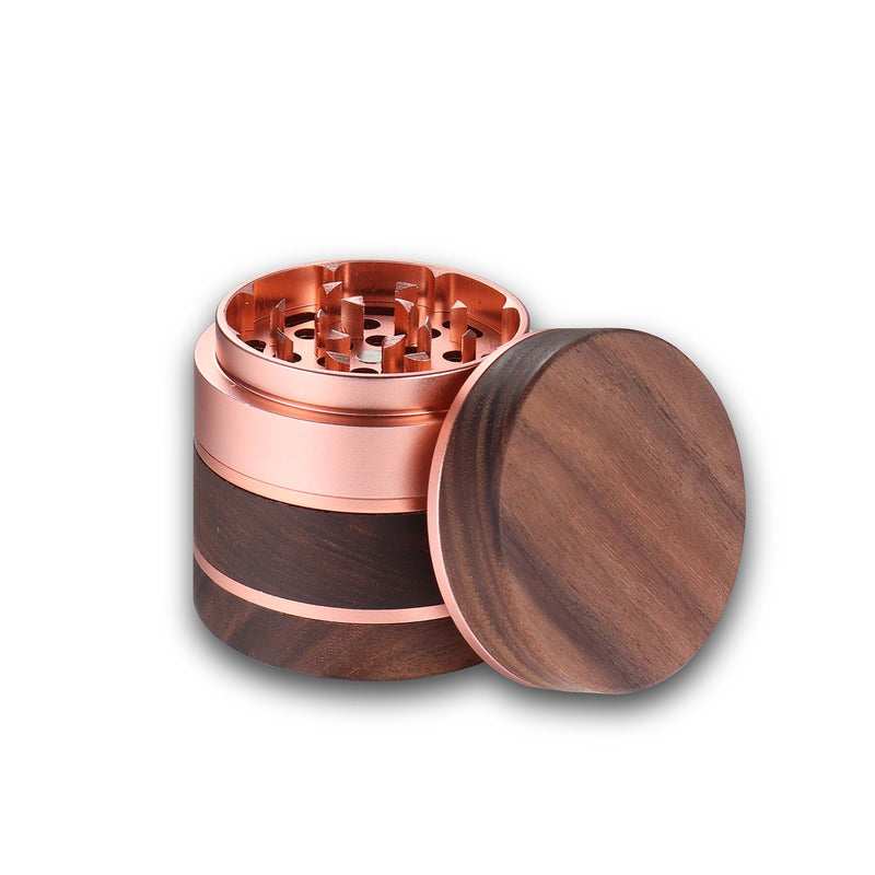 Wooden Spice Grinder 2.5", Rose Gold.