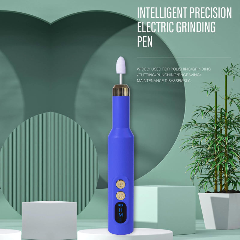 DIYPHONE Portable Circuit Board Grinder Chip Grinding Pen Damaged Screw Removal Tool Rechargeable Grinding Pen with 11 Grinding Heads, Type-C 3-Speed Adjustable For Phone Repair