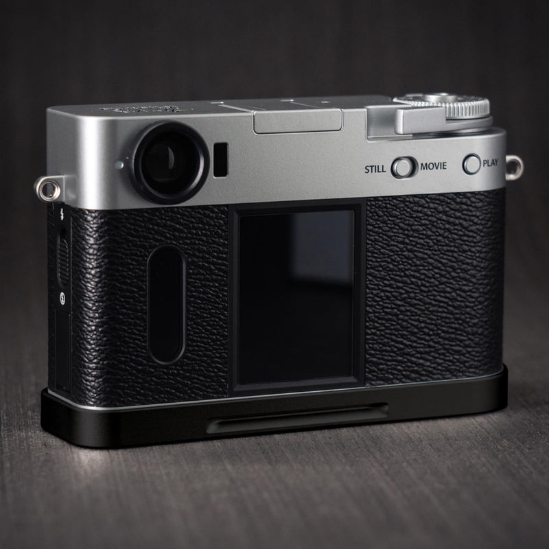 L-Shaped Camera Handle ，Compatible with FUJIFILM Fuji X Half X-HF1 Camera ，Precious Vintage Solid Wood Grip | Handcrafted by Experienced Artisans (Desert Ironwood Black) Desert Ironwood Black