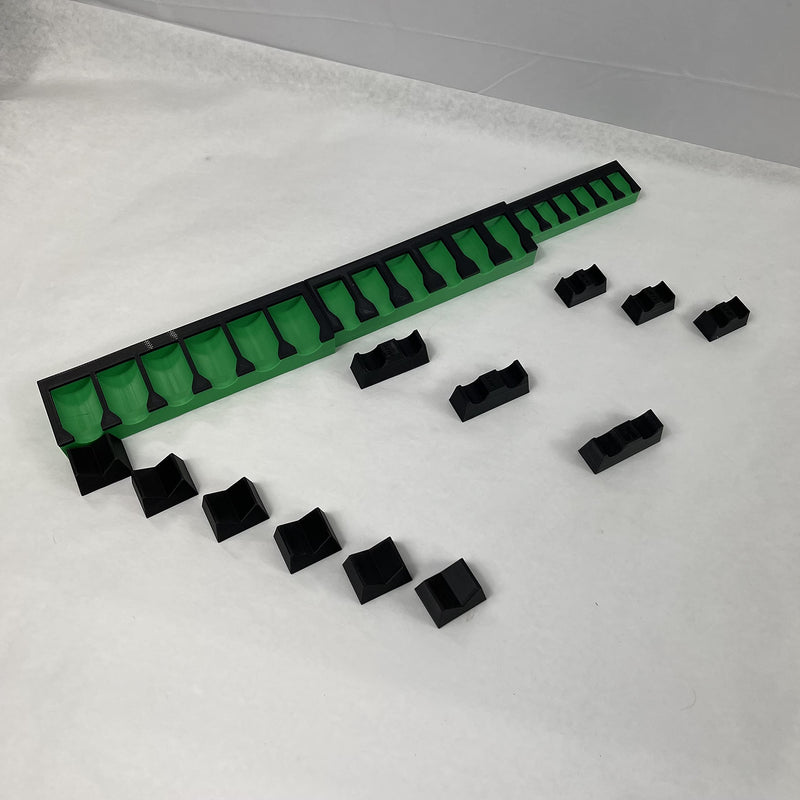 MagAttach Socket Extension Organizers (3 Piece Set, Green/Black) 3 Piece Set