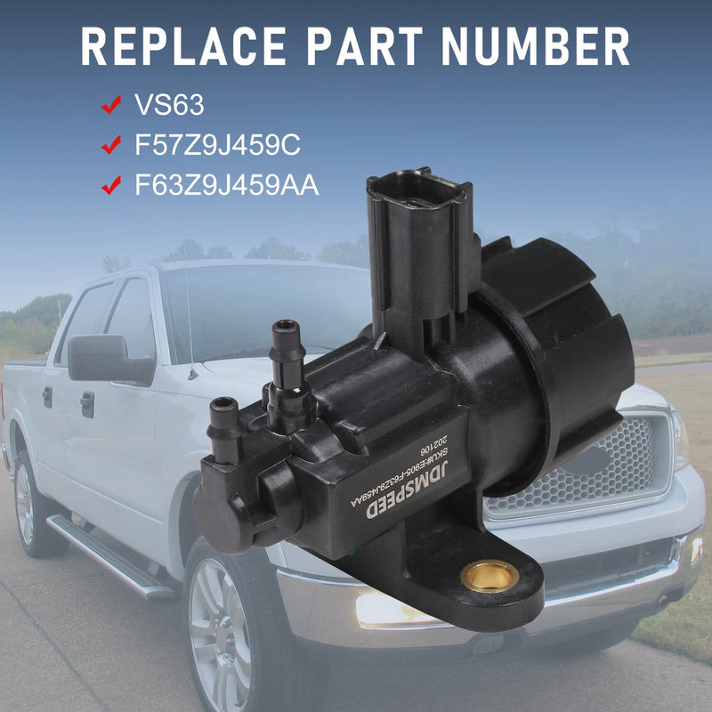 EGR vacuum solenoid valve vs63 replacement for 1997-2008 Ford Contour F150 E150 E250 E350 Escape Expedition Explorer Taurus Lincoln Blackwood Navigator Mercury Cougar F57Z9J459C F63Z9J459AA