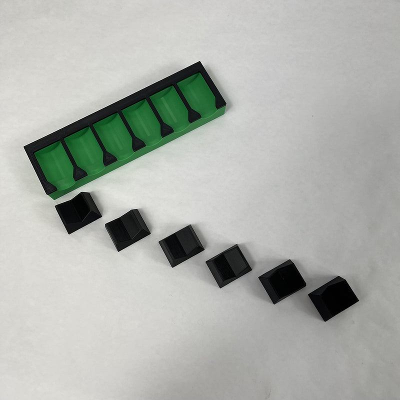 MagAttach Socket Extension Organizers (3 Piece Set, Green/Black) 3 Piece Set