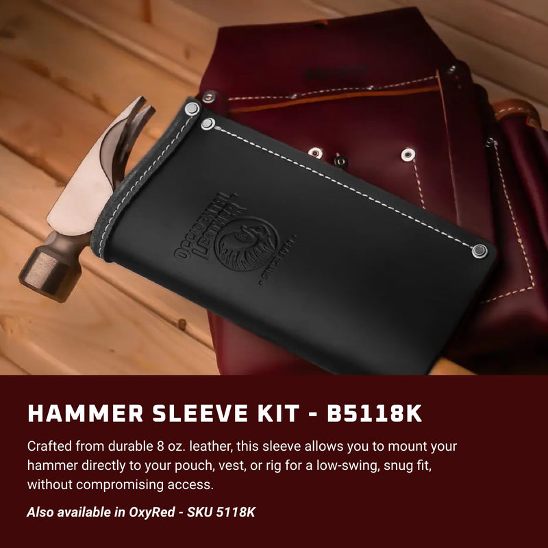 Occidental Leather Hammer Sleeve Kit - Made in USA Black